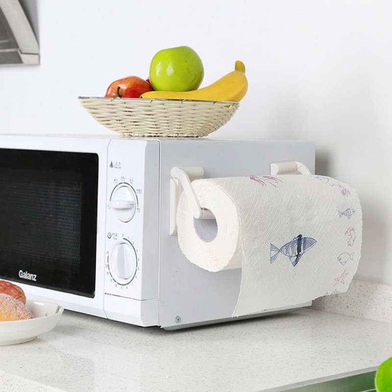 1 Pair/set Magnetic Paper Towel Holder Table Napkin Oleopholic Roll Holder Housekeeper Magnet Tissue Holder Household