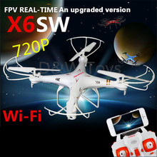 2016 720p X6sw Rc Helicopter Drone Quadcopter Professional Drones With C4010 Wifi Fpv Hd Camera (syma X5sw Upgrated Version)