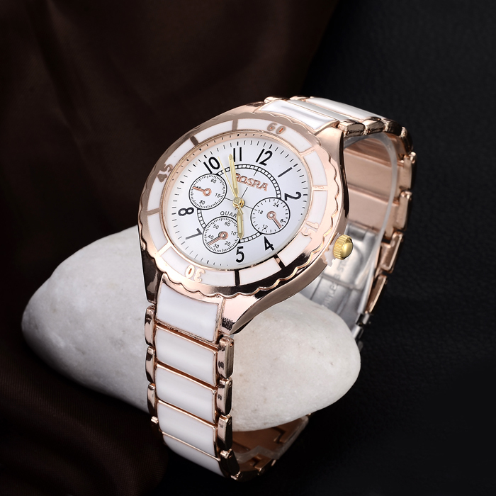 2015 Luxury Brand Watch Fashion Rose Gold Quartz Watch Women Dress Watches Lady Hour Clock montre