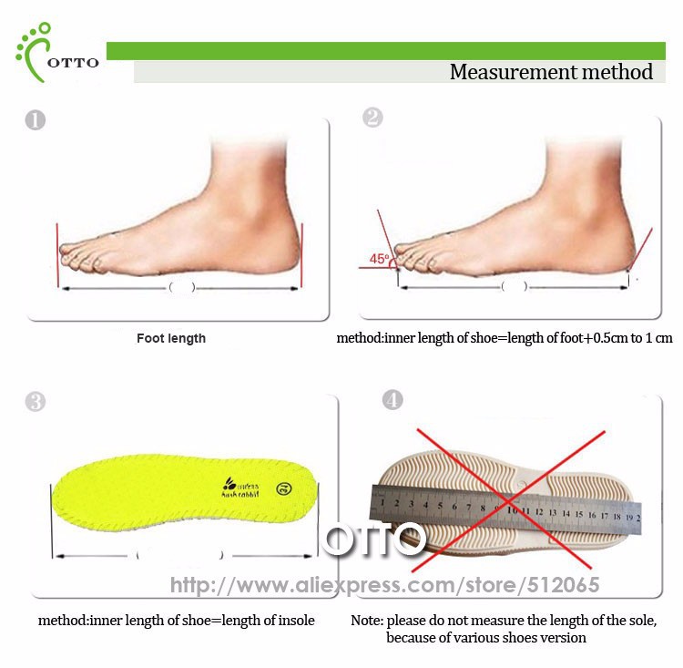 how to measure the foot length