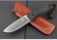 Busse recta cuchillos caza hoja fija cuchillo de supervivencia mano exterior herramienta de rescate VG10 61-62HRC hoja de fibra de carbono