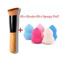 1 Set Cosmetic Make Up Concealer Blush Liquid Foundation Makeup Brush Sponge Powder Puff Makeup Beauty