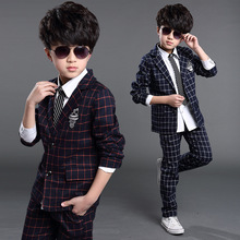 2016 new spring/autumn baby boy’s clothing set boy’s suit and trosers casual suits clothing boy’s jacket and pants 16806