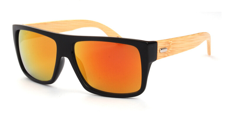 Новый бамбук 2015 деревянные солнцезащитные очки мужчины бренд дизайнер зер...