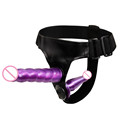 Top Quality Adult Sex Toys CE mark Brief Strap On TPR Material Double Dongs strap on