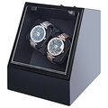 Wooden Automatic Watch Winder Auto Silent Watch Winder Irregular Shape Transparent Cover Wristwatch Box with US