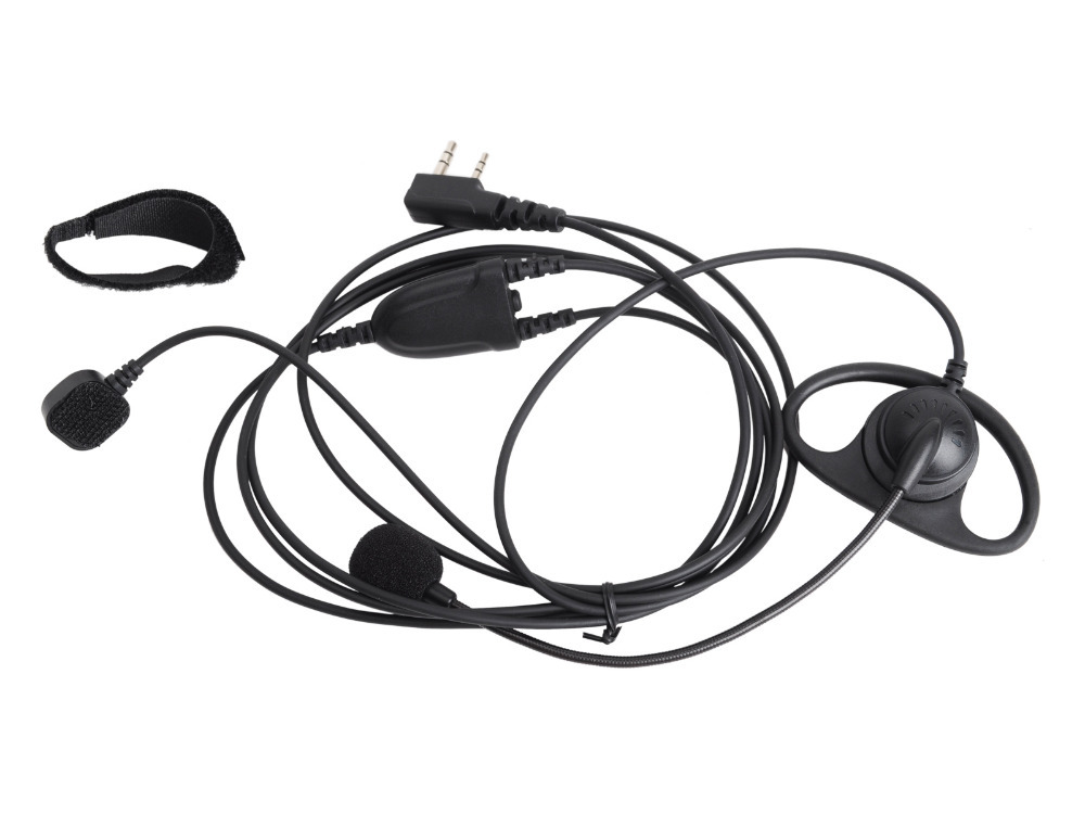 Baofeng d shape headset walkie talkie accessories ptt headset for QUANSHENG WOUXUN TYT BAOFENG UV5R 888S