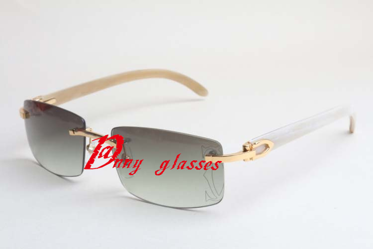 Hot, white buffalo horn sunglasses 3524012 Size: 56-18-140mm
