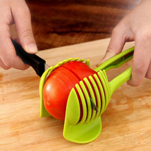 Multifunctional Kitchen Accessories Creative Gadget Vegetable Tools Onion Holder Slicer Tomato Cooking Fruit Cutter #KF