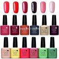 7Pcs lot CND Shellac Gel Polish Long lasting Soak off Gel Nail Polish LED UV 7