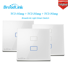 broadlink TC2 1/2/3 Gang Wireless Wifi Remote Wall Touch Screen Light Smart Switch Home Controller Automation By IOS Android