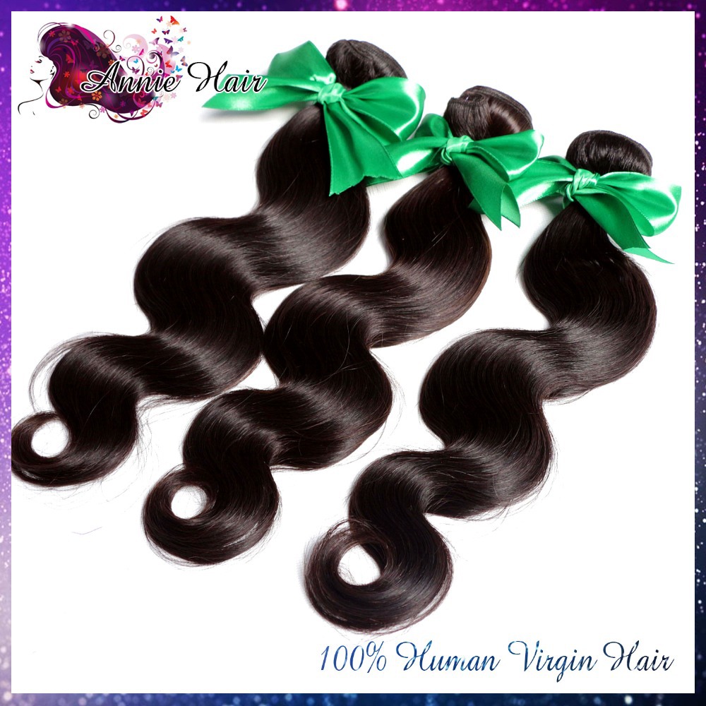 A Unprocessed Filipino Virgin Hair Body Wave 3Pcs /Lot Human Hair Extensions Natural Black Color Hair Weave Philipino Body Wave