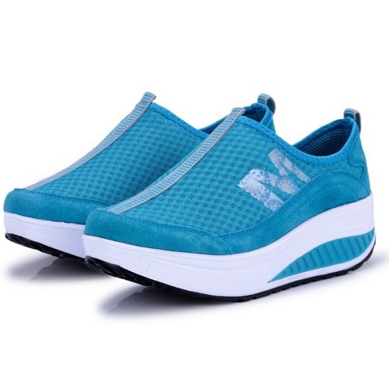 2016 women loafers women flats summer network leather shoes women breathable mesh shoes A678