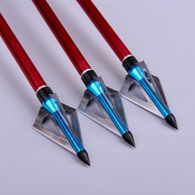 3pcs lot Hunting Crossbow Arrow Broadhead 100 Grain with 3 Fixed Blades used As Archery Bow