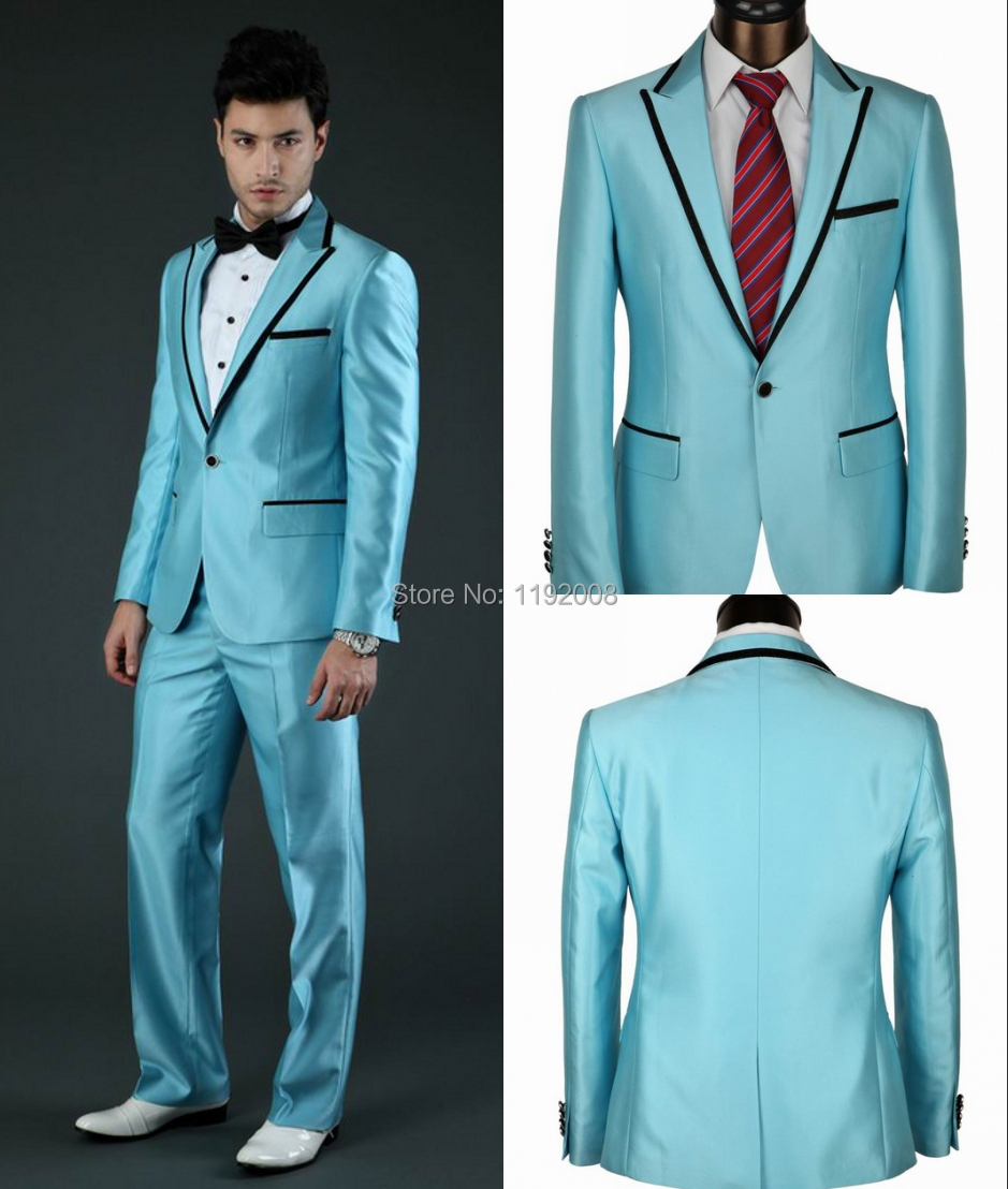 Light Blue Wedding Suit - Ocodea.com