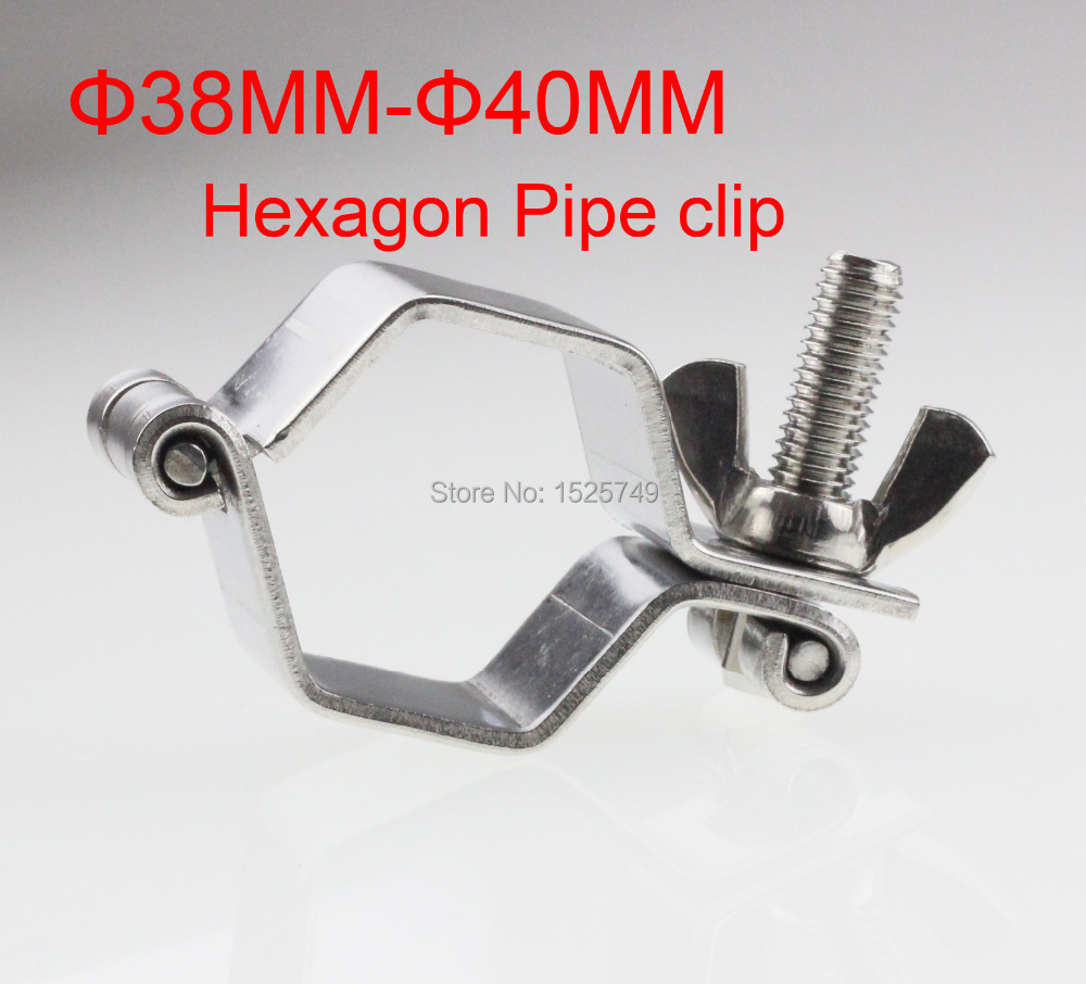Buy 304 stainless steel sanitary pipe clamp bracket 1 "pipe clamp pipe card