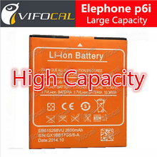 Elephone p6i battery New 100% Original Large 2600Mah For Smart Mobile Phone + Free Shipping – In Stock