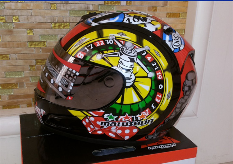 Brand malushun motorcycle font b helmet b font Jorge Lorenzo full face font b helmet b
