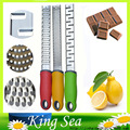 3pcs Three different Blades Stainless Microplane Cheese Lemon Chocolate Grater Lemon Zester Free shipping
