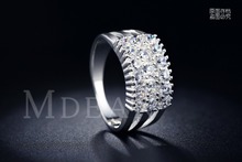 925 Silver Filled Rings For Women The Ring Jewelry Bijoux zirconia inlay Accessories Engagement Wedding Bague