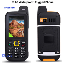 Original DG22 CDMA SOS Power Bank GSM Senior old man IP68 Rugged Waterproof phone shockproof cell