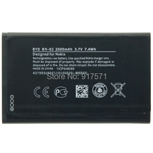 BN-02 2000mAh Rechargeable Li-ionMini Portable Back Up Cell Mobile Phone Battery for Nokia XL