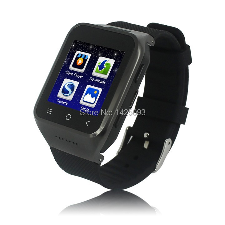 free Shipping 2015 Newest Smart Watch Phone Android 4 4 Mtk6572 Dual Core 1 5inch Gps