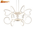 HGHomeart 110V 220V Led butterfly pendant lights kids room LEDs living room bedroom lamp suspendues lighting