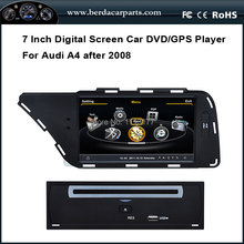 Car Radio For Audi A4 After 2008 With GPS A8 Chipset Dual Core 3 Zone POP BT Free Map