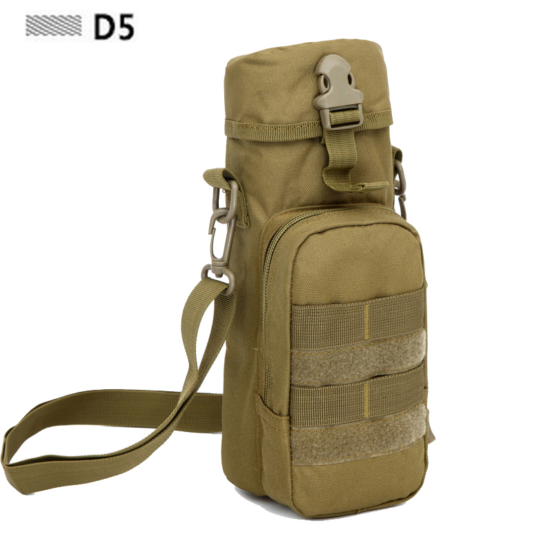 750ML Outdoor Travel Tactical Pouch Sport Military Water Bottle Bag Hiking Men Water Bottle ...