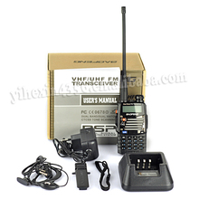 BaoFeng 128CH UHF&VHF 136-174MHz / UHF 400-480MHz FM Digital Intercom Interphone Radio Dual Band portable radio Walkie Talkie