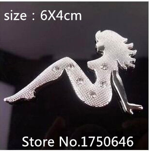3D sticker With drilling beauty car stickers For F...