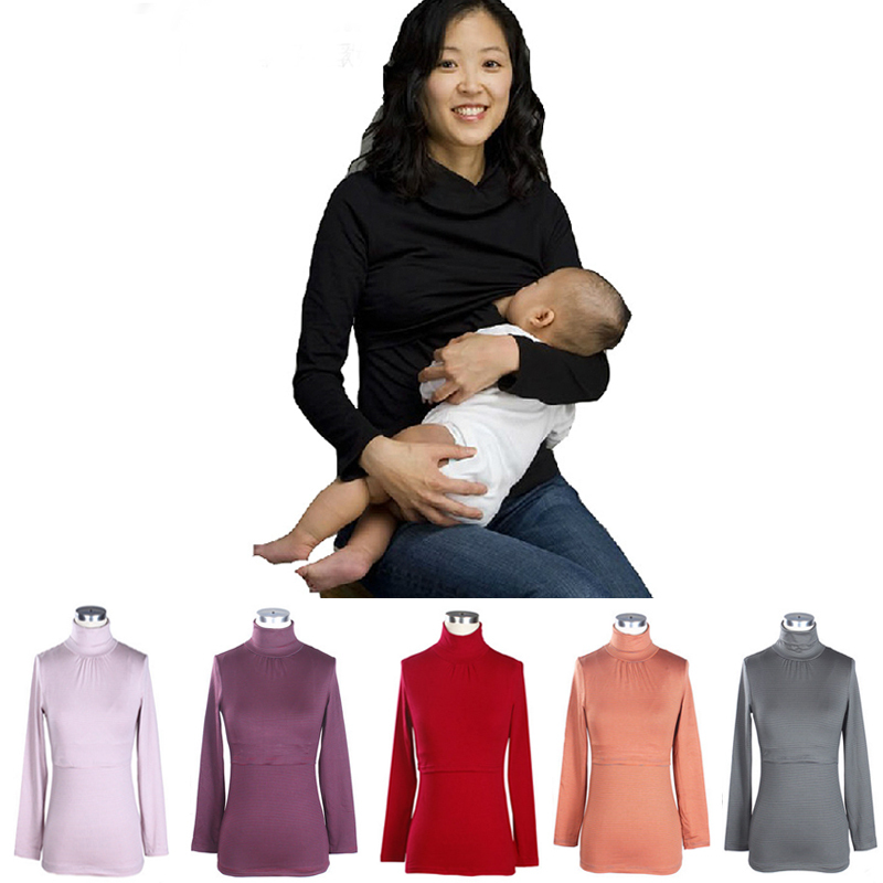 Maternity clothes Winter and Autumn Breastfeeding ...