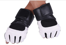 1 Pair Men Breathable Anti-Slip Gym Gloves Bodybuilding Fitness Gloves for Barbell Dumbbell Weight Lifting Glove Fitness Sports