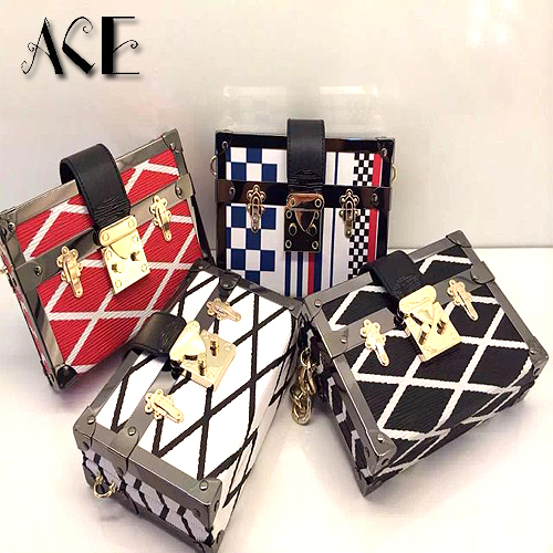 Famous design Women Shoulder bag High quality Messenger bags Women's handbag Designer Small Box bag clutch evening bag purse