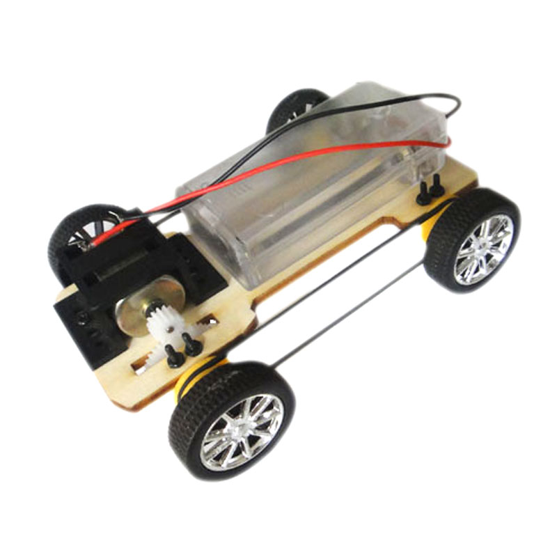DIY kit Hand-Made Car Toy Suit 12*4*9cm 4WD Smart Robot Car Tank Châssis Jouet