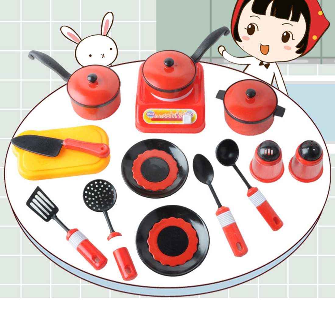 kitchen toy dishes