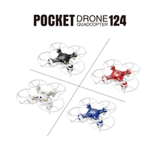 Hot Sale FQ777-124 Micro Pocket Drone 4CH 6Axis Gyro Mini Quadcopter With Switchable Controller RTF RC helicopter Toys