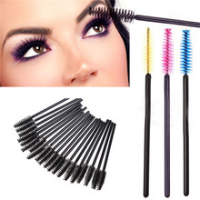 50PCS Disposable Eyelash Brush Mascara Wands Applicator Spoolers Makeup Mini T38