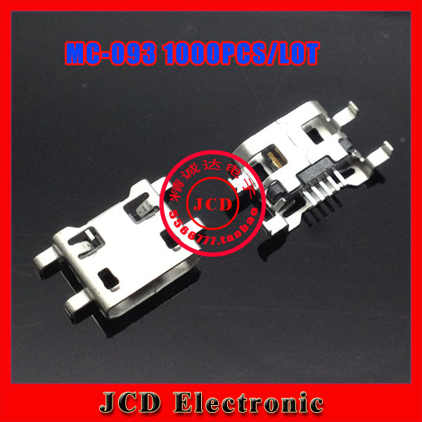 1000PCS/LOT for Micro mini 5P USB jack socket connector,phone charging port data port FOR HUAWEI,DIP