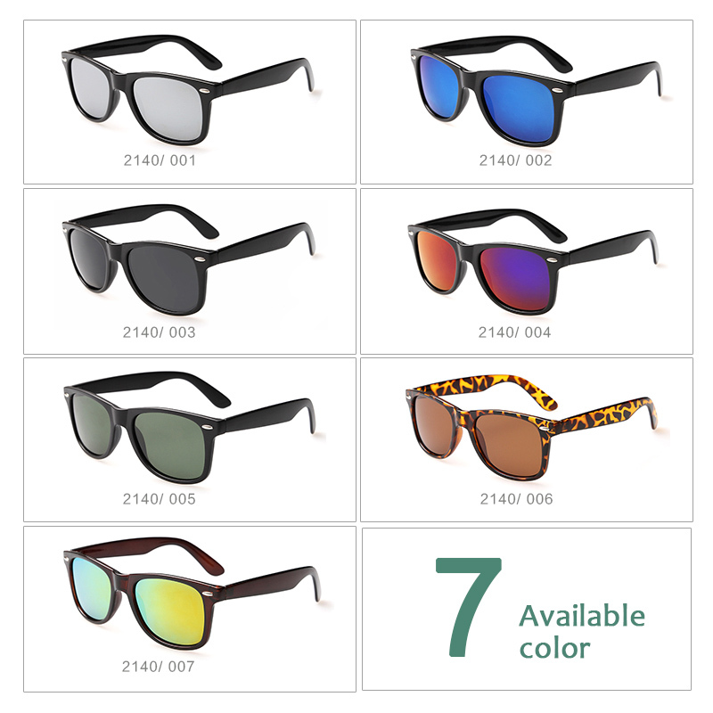 Wayfarer Polarized Sunglasses Men 2015 Designer Eyewear Fashion Multicolor Sun Glasses Points Men Black Summer Beach