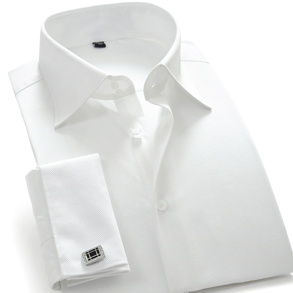 Hot Sale Designer French Cuff Dress font b Shirt b font font b Men b font