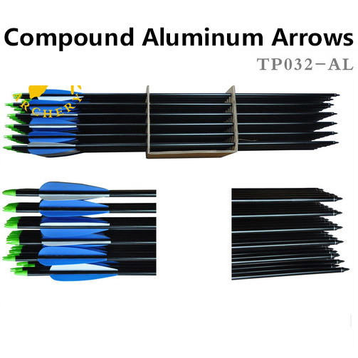 30 12pcs Compound Aluminum Arrows bow and arrows of hunting