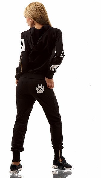 Women-Brand-Tracksuit-2pcs-Sport-Hoodie-Tops-And-Pants-Buddha-Cat-Design-Survetement-Femme (1)