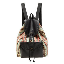2016 Newest Medium Size Women’s Fashion Vintage Backpack Canvas Backpacks Girls’ Rucksack Backpack Daily Bag