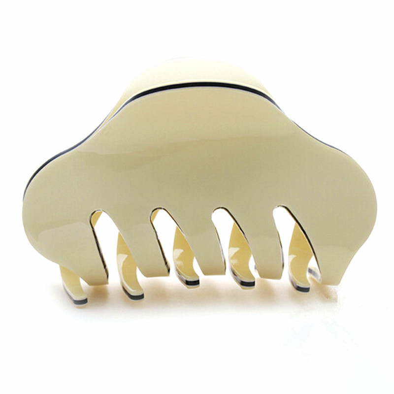 6 colors High quality brand Hair Clip fashion Acrylic Hair Claw Candy colors hair accessories for