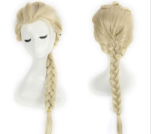 Wig Rambut Sintetis Panjang wig kartun gadis berbulu rambut panjang sintetis Wig Rambut Sintetis Panjang wig kartun gadis berbulu rambut panjang sintetis