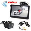 DIYKIT Wireless 5 inch TFT LCD Car Monitor Suction Cup and Bracket IR Night Vision Rear
