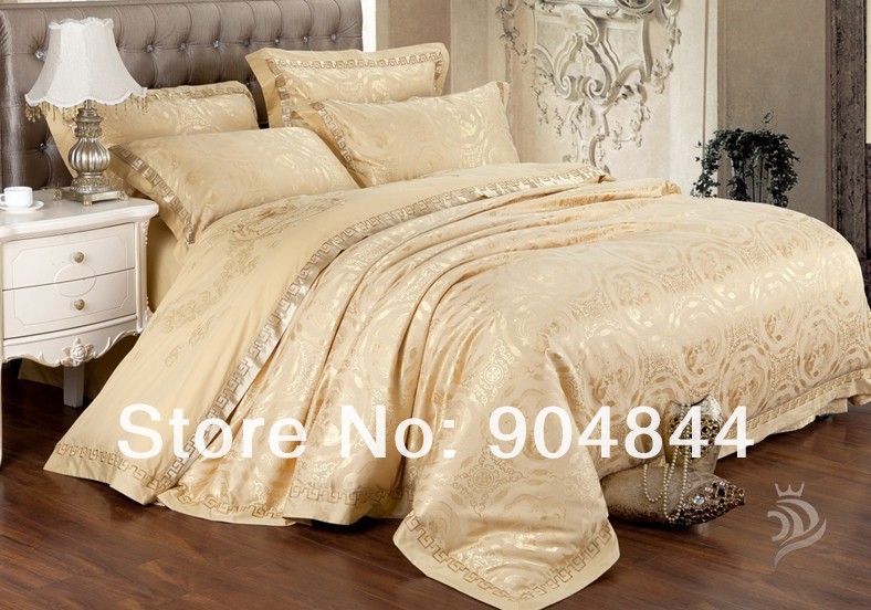 gold noble silk king size bedding set new arrival gold noble silk king size bedding set new arrival