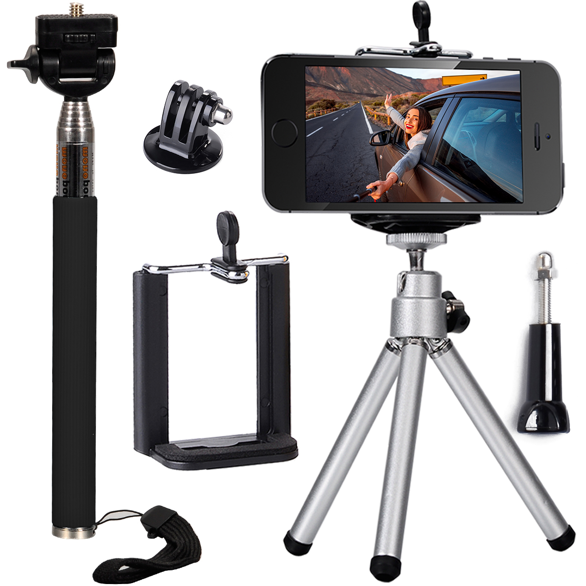 Accessories Set Monopod / Tripod / Holder for Gopro Hero Cameras iPhone